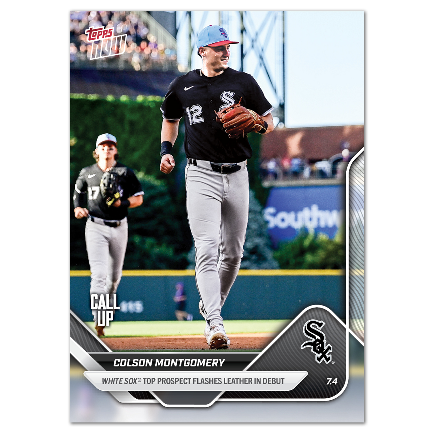 Colson Montgomery  - 2025 MLB Topps NOW® - Card 387 - PR: 1548