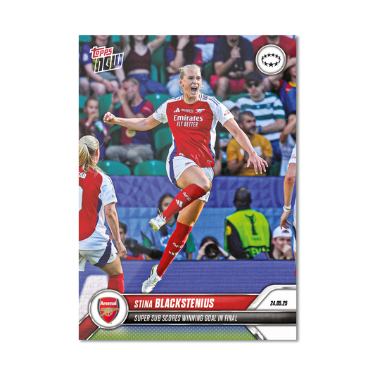 Stina Blackstenius - 2024-25 UWCL Topps NOW® - Card 29 - LOOK FOR RELICS - PR: 1115