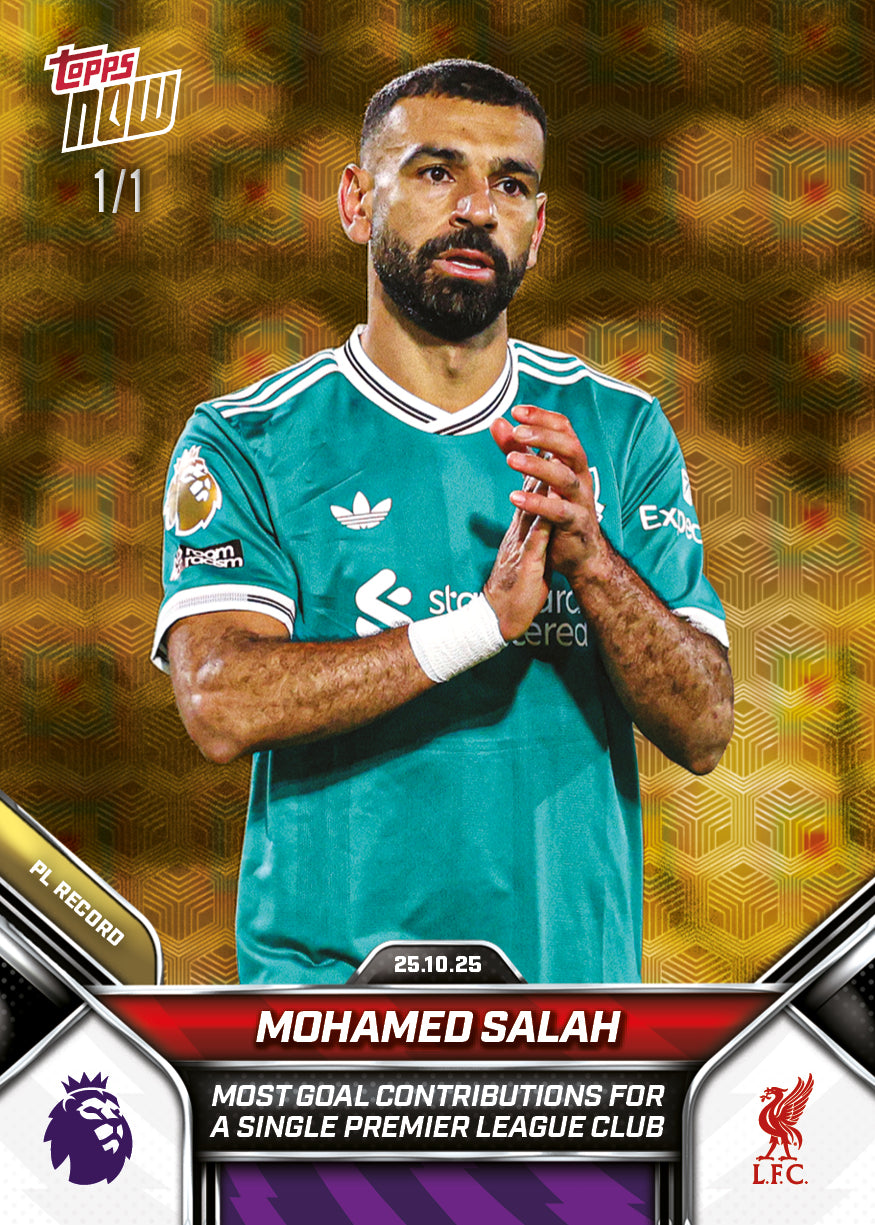 Mohamed Salah - 2025-26 Premier League Topps NOW® - Card 41