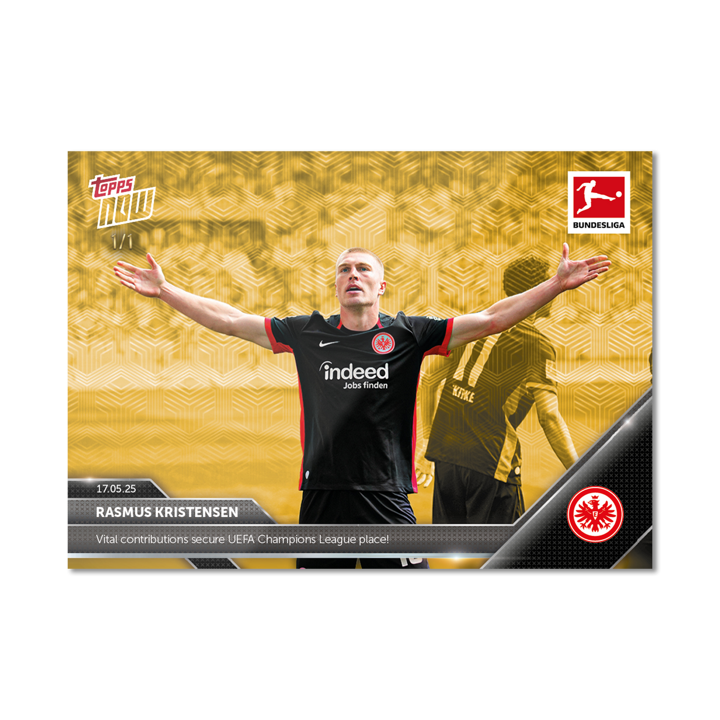 Rasmus Kristensen - 2024-25 Bundesliga Topps NOW® - Card 190 - PR: 226