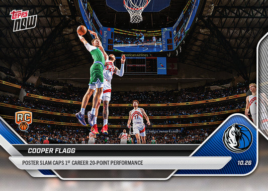 Cooper Flagg - 2025-26 NBA Topps NOW® - Card 28 - PR: 11225