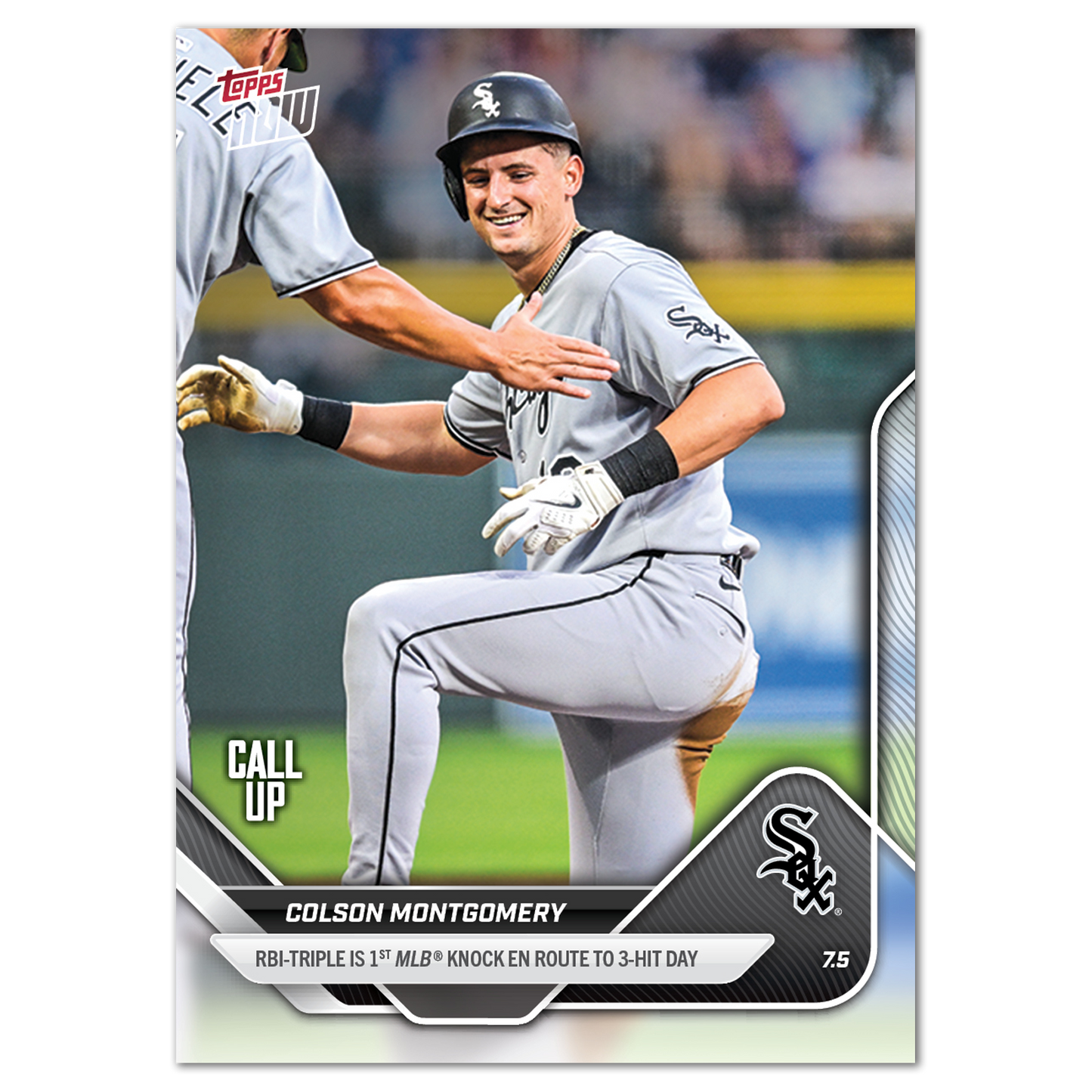 Colson Montgomery - 2025 MLB Topps NOW® - Card 391  - PR: 1182