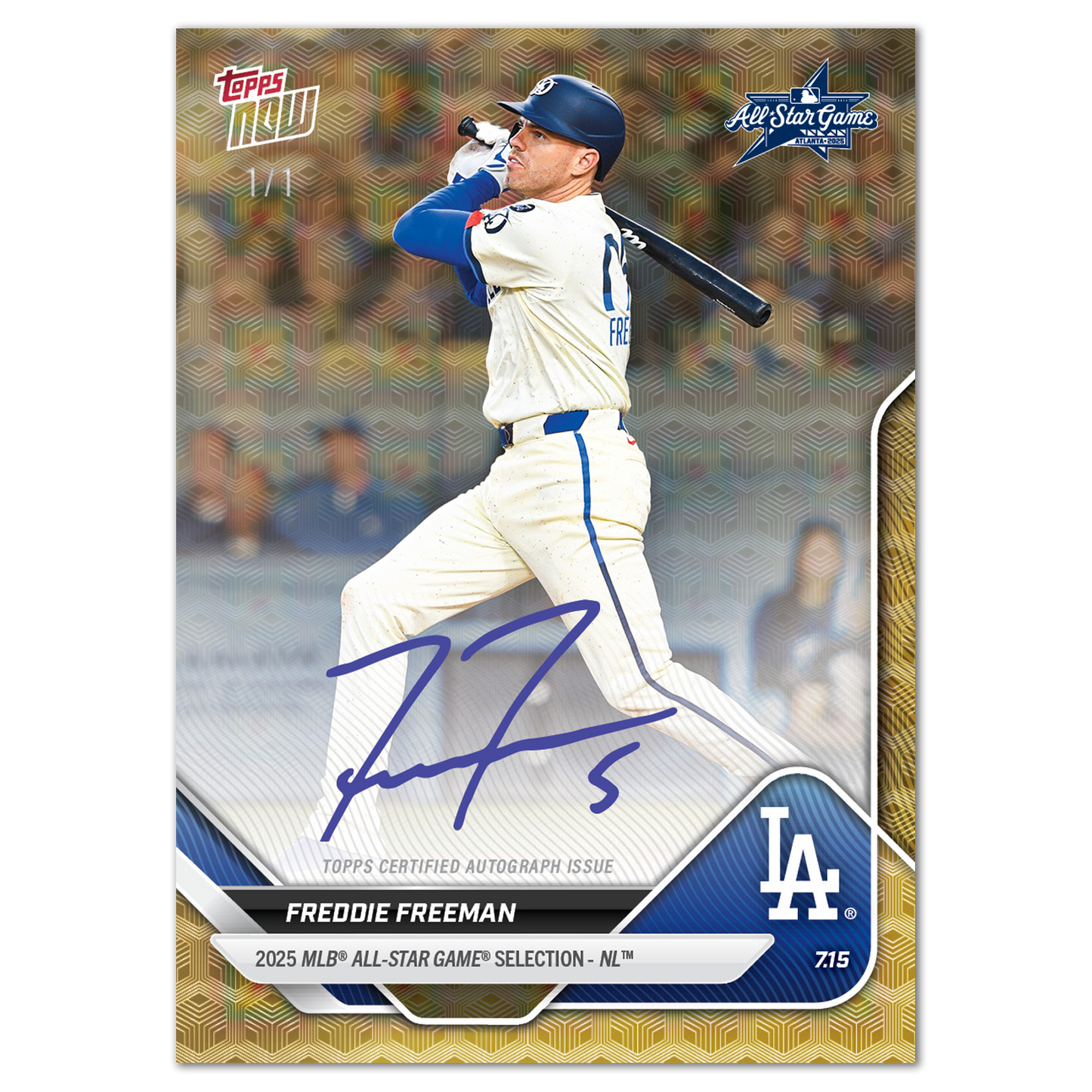 2025 All-Star Game Set - MLB Topps NOW® - 19 Card Set - PR: 14,521