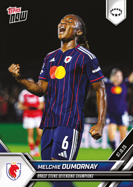 Melchie Dumornay - 2025-26 UWCL Topps NOW® - Card 1