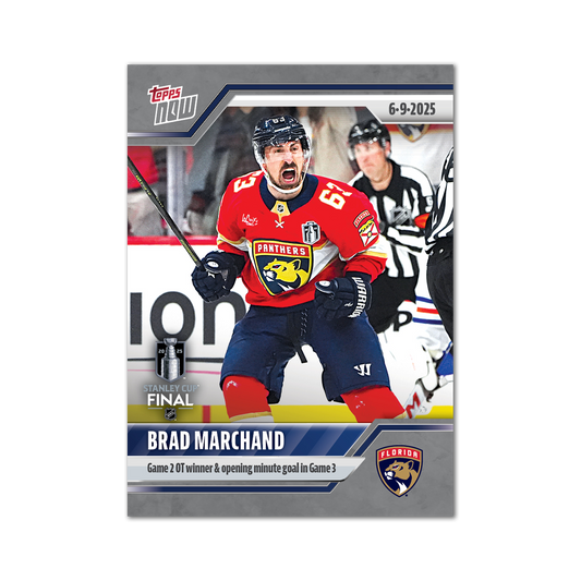 Brad Marchand - 2024-25 NHL Topps NOW® - Sticker # 202 Pack - PR: 500