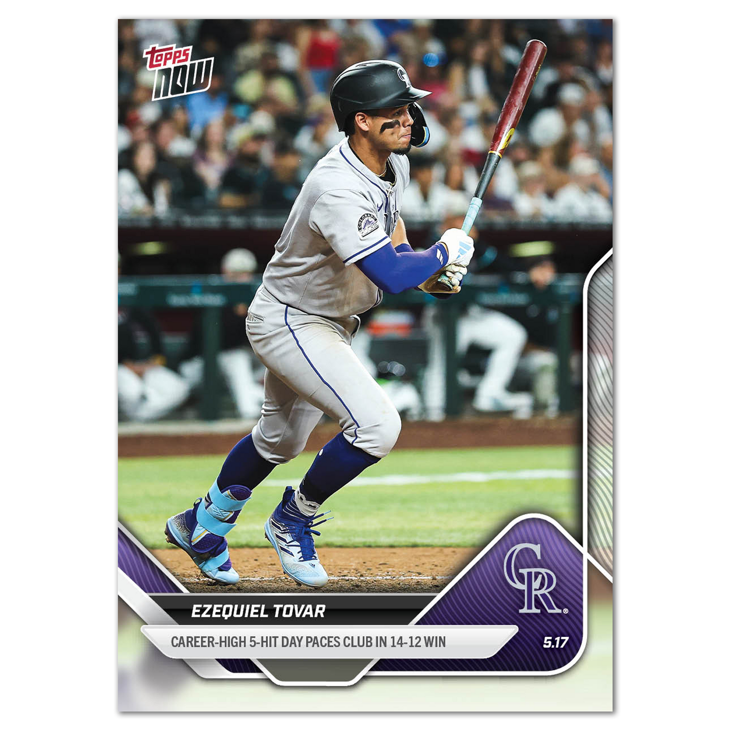 Ezequiel Tovar - 2025 MLB Topps NOW® - Card 191 - PR: 263
