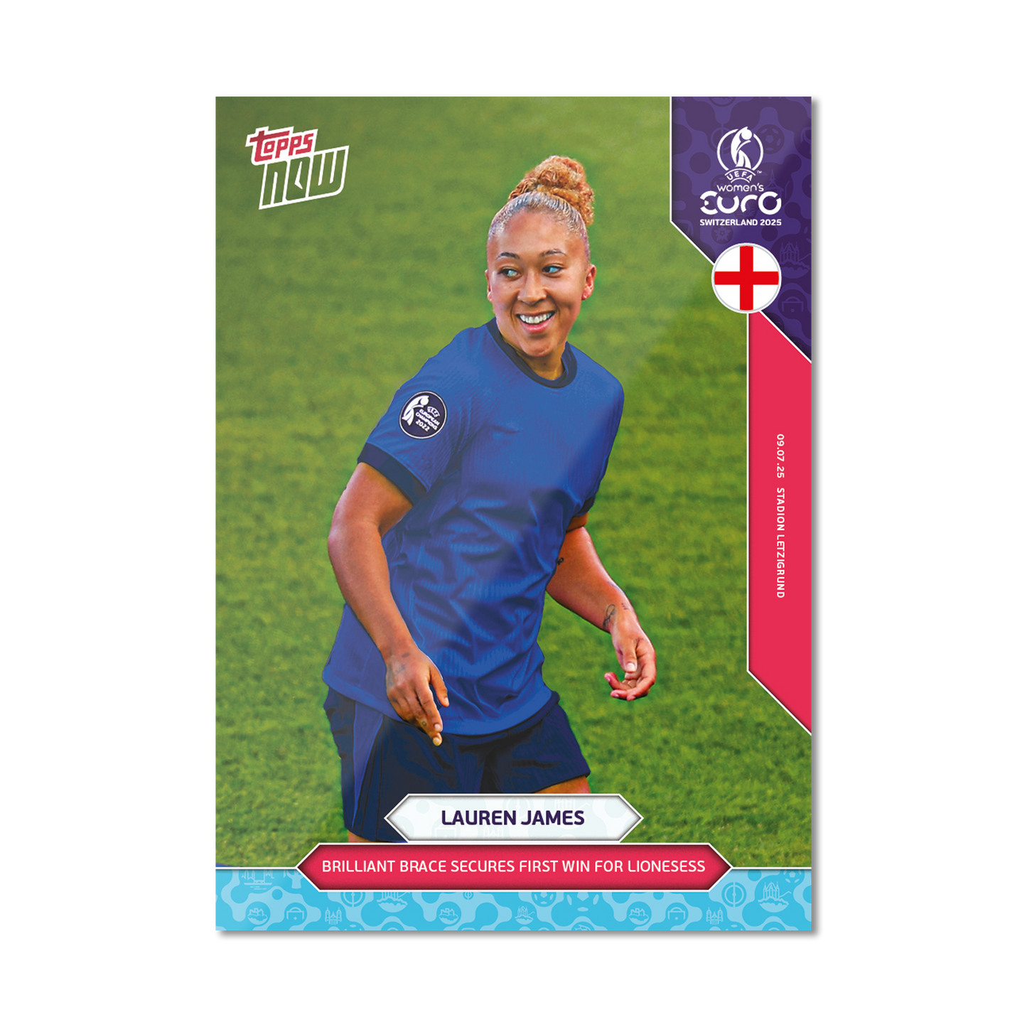 Lauren James - UEFA Women’s EURO 2025™ Topps NOW®  - Card 12 - PR: 116