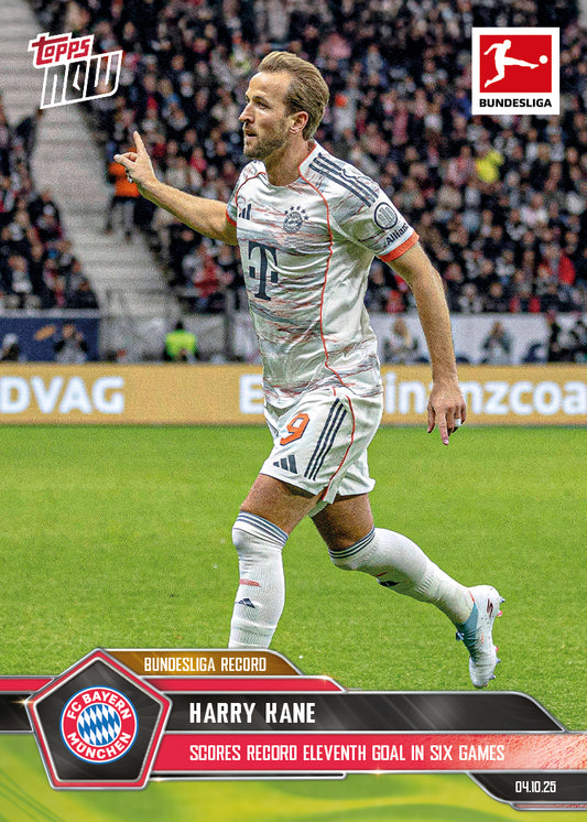 Harry Kane - 2025-26 Bundesliga Topps NOW® - Card 39 - PR: 329