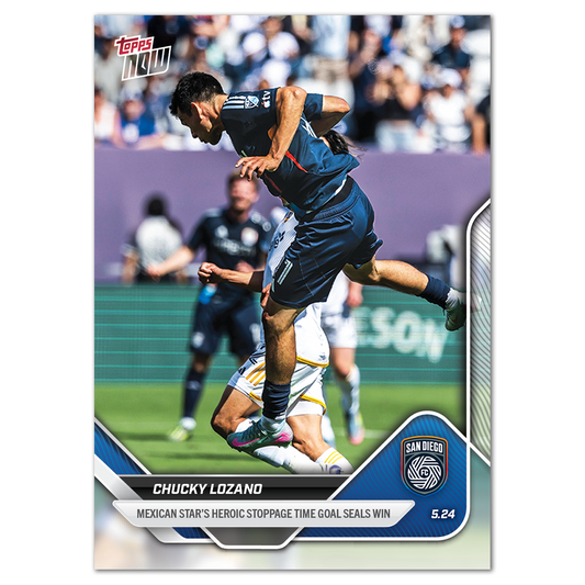 Chucky Lozano - 2025 MLS Topps NOW® - Card 46 - PR: 417