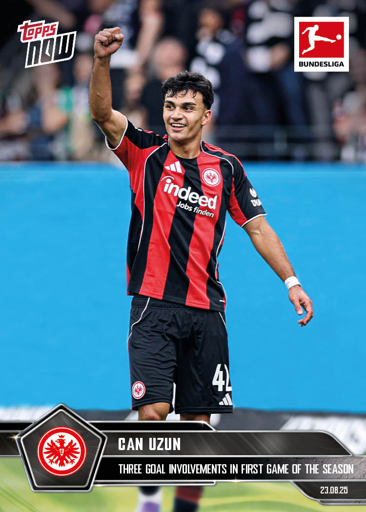 Can Uzun - 2025-26 Bundesliga Topps NOW® - Card 7 - PR: 288