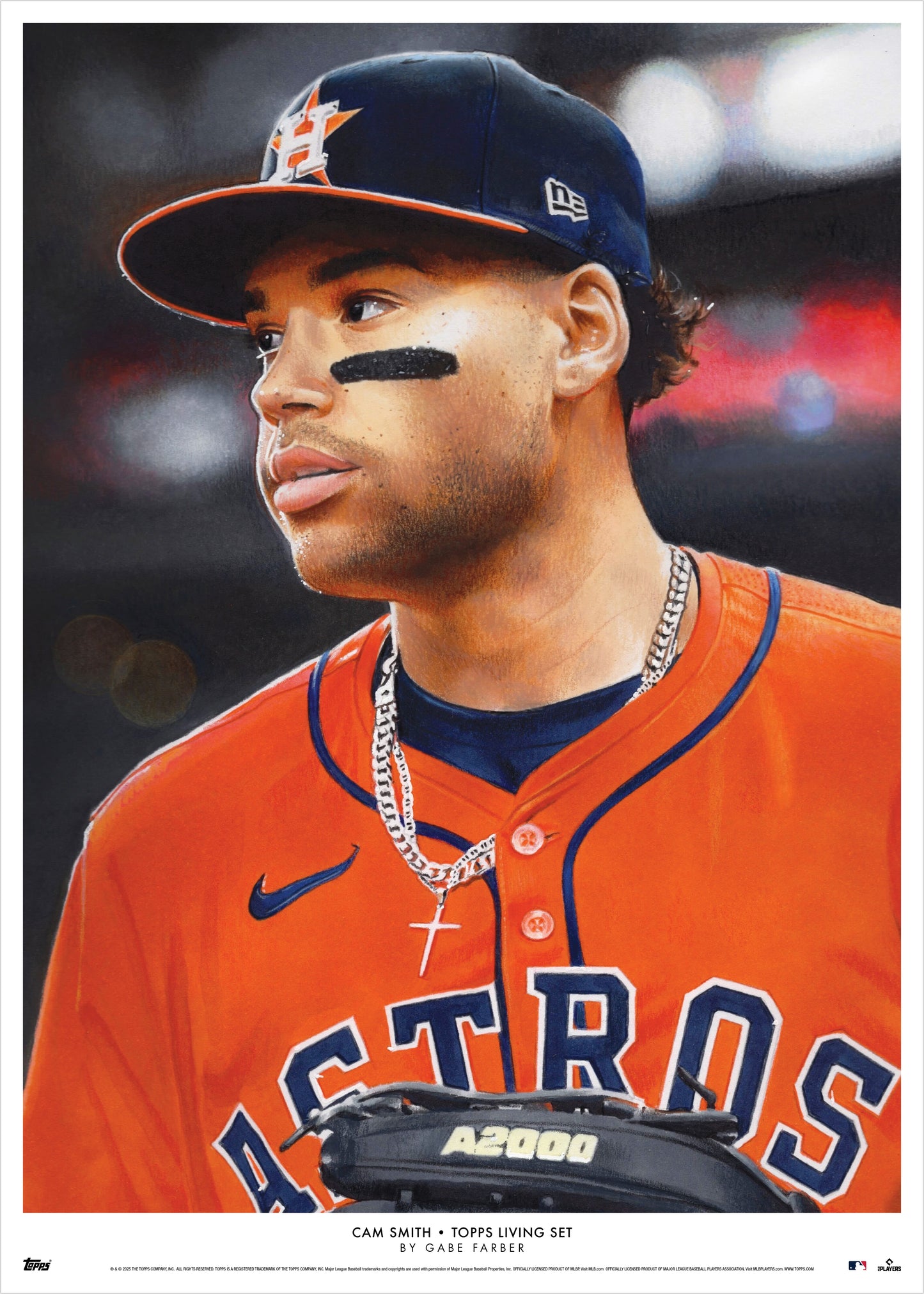 Topps Living Set Fine Art Print #856 - Cam Smith