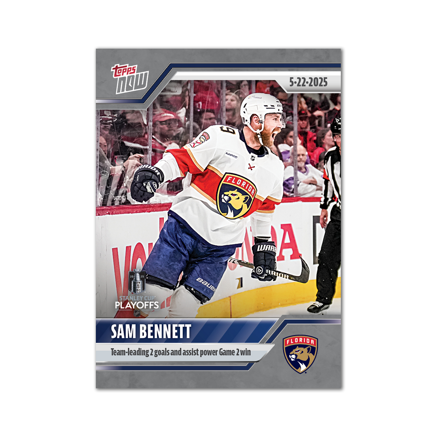 Sam Bennett - 2024-25 NHL Topps NOW® - Sticker # 191 Pack - PR: 140