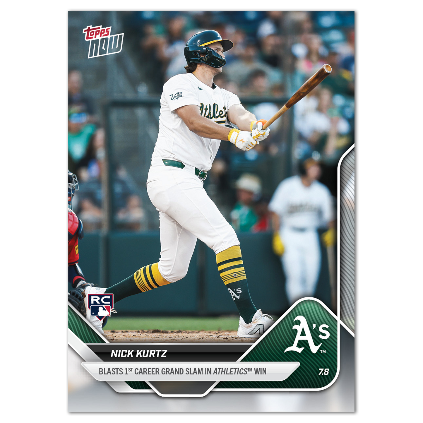 Nick Kurtz - 2025 MLB Topps NOW® - Card 401 - PR: 824