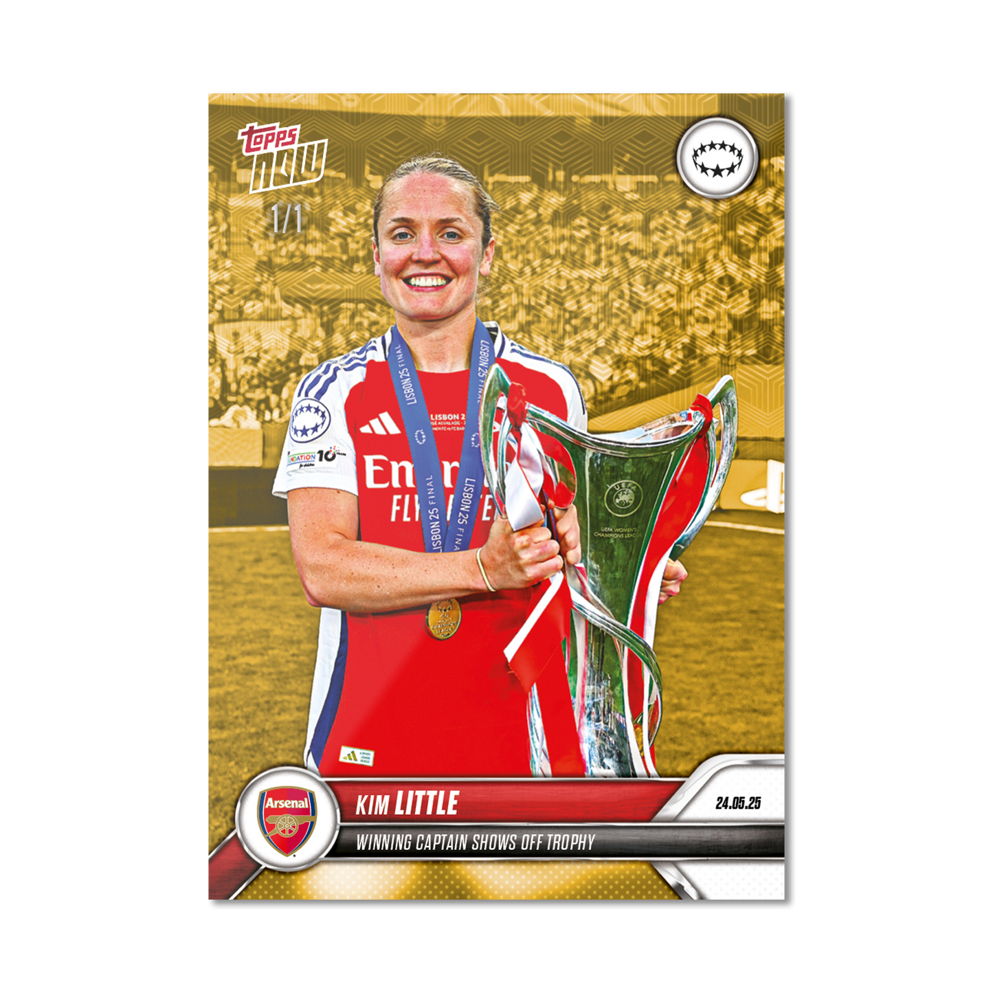 Kim Little - 2024-25 UWCL Topps NOW® - Card 28 - PR: 578