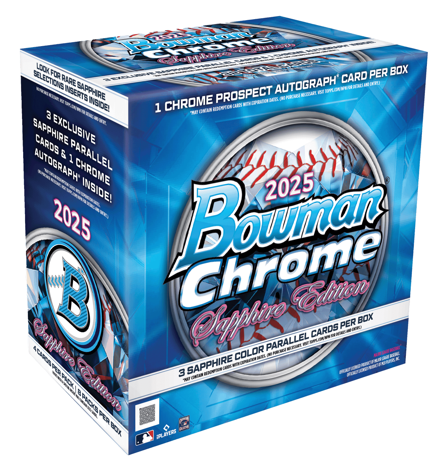 2025 Bowman Chrome® Sapphire Baseball - Hobby Box
