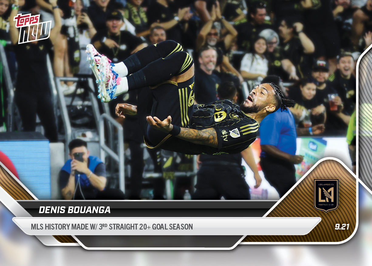 Denis Bouanga - 2025 MLS Topps NOW® - Card 101 - PR: 184