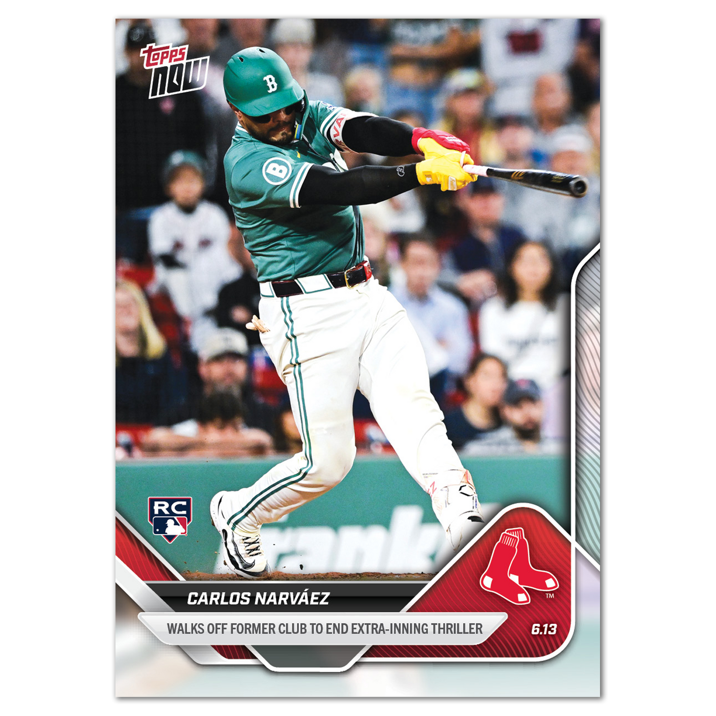 Carlos Narváez - 2025 MLB Topps NOW® - Card 294 - PR: 1009