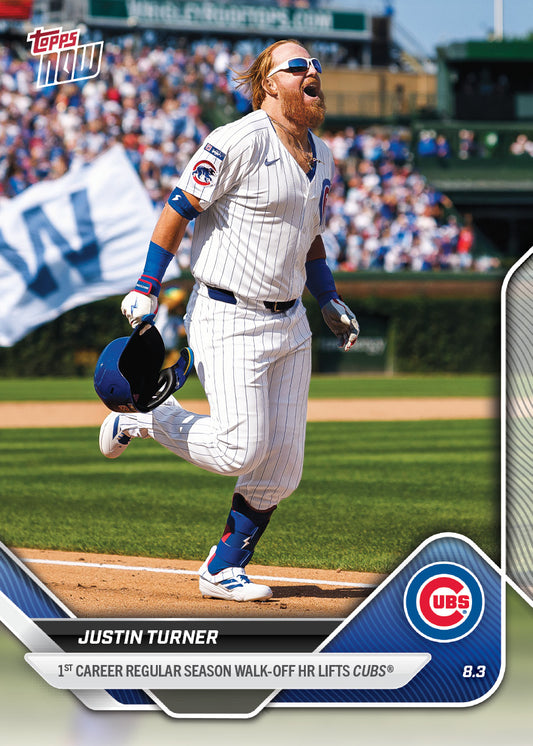 Justin Turner - 2025 MLB Topps NOW® - Card 510 - PR: 867
