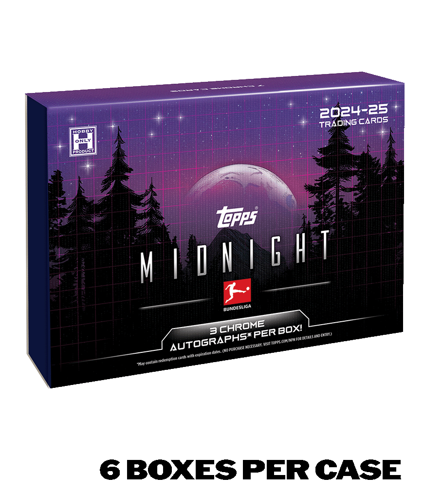 2024-25 Topps Midnight Bundesliga - Hobby Box - Sealed Case