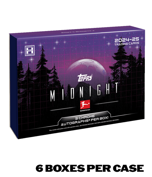 2024-25 Topps Midnight Bundesliga - Hobby Box - Sealed Case