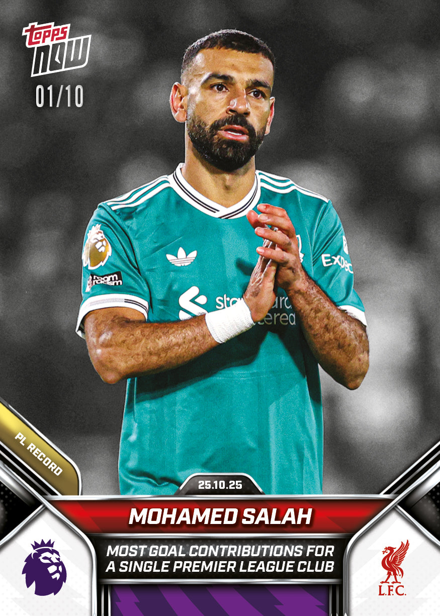 Mohamed Salah - 2025-26 Premier League Topps NOW® - Card 41