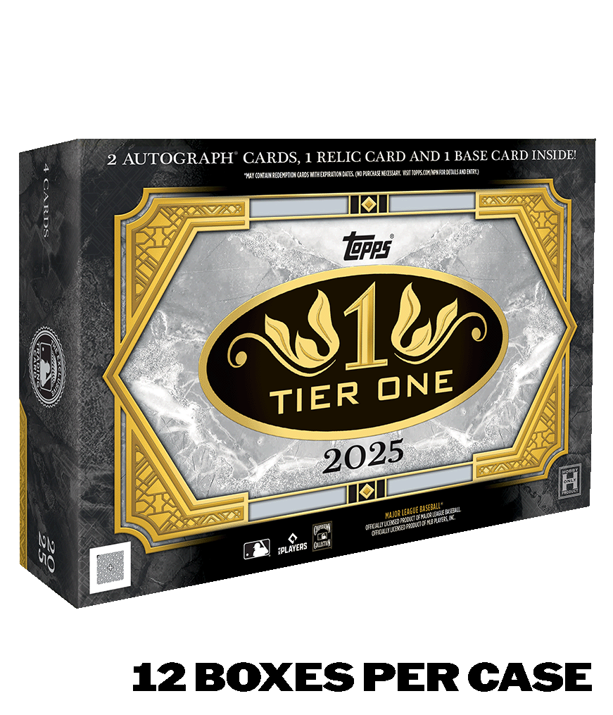 2025 Topps Tier One Baseball - Hobby Box - Sealed Case