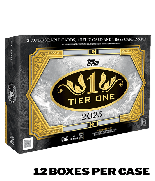 2025 Topps Tier One Baseball - Hobby Box - Sealed Case