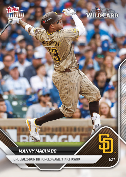 Manny Machado - 2025 MLB Topps NOW® - Card 806 - PR: 597