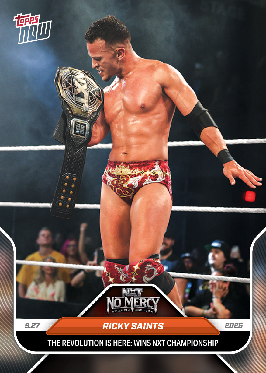 Ricky Saints - 2025 WWE Topps NOW® - Card 100 - PR: 694
