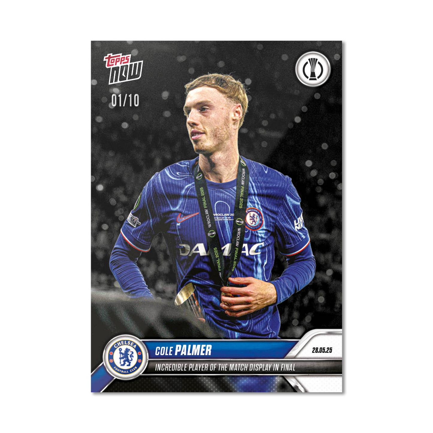 Cole Palmer - 2024-25 UECL Topps NOW® - Card 13 - LOOK FOR AUTO-RELICS - PR: 3073