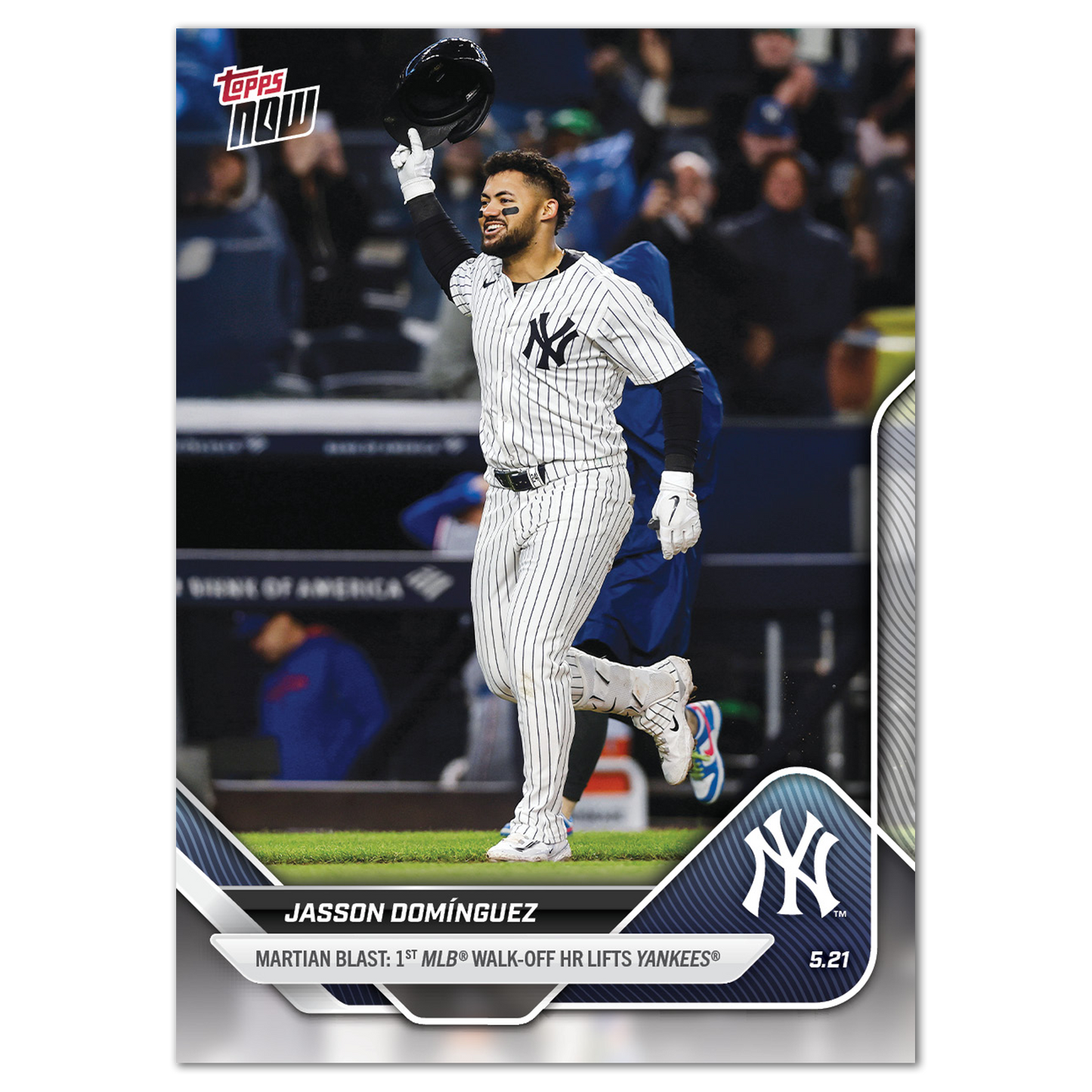Jasson Domínguez - 2025 MLB Topps NOW® - Card 200 - PR: 2474