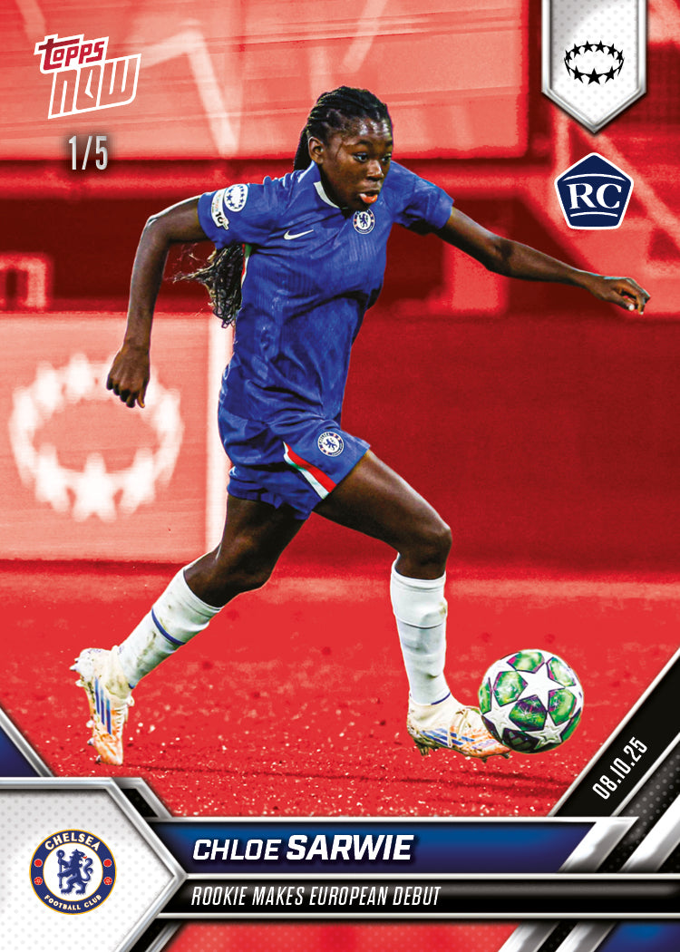 Chloe Sarwie - 2025-26 UWCL Topps NOW® - Card 2