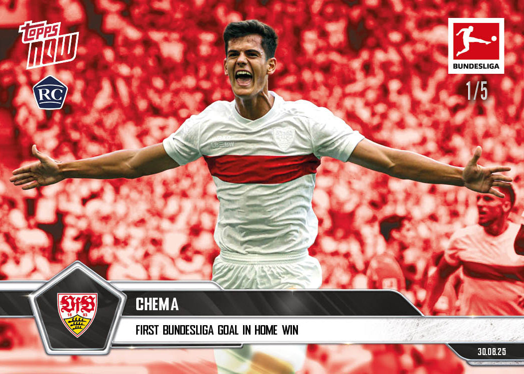 Chema Andrés - 2025-26 Bundesliga Topps NOW® - Card 12 - PR: 535