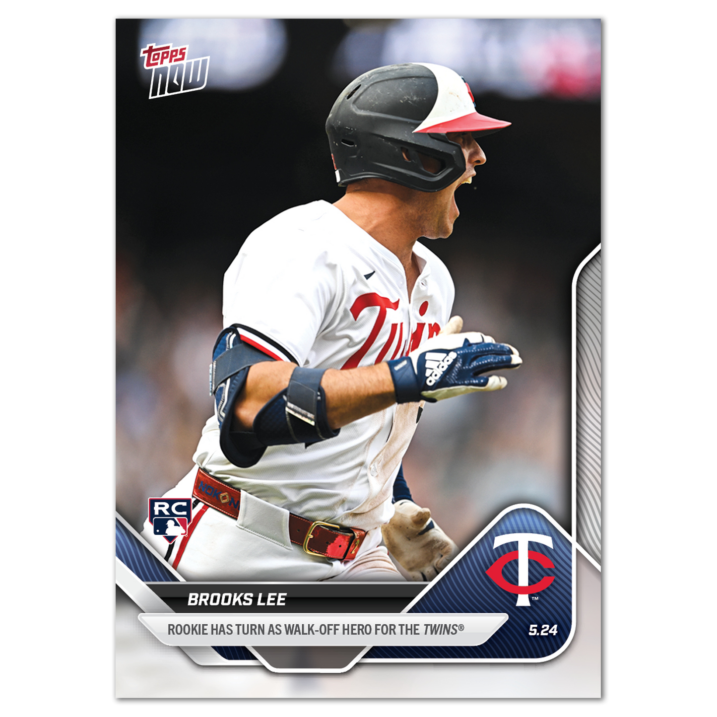 Brooks Lee - 2025 MLB Topps NOW® - Card 209 - PR: 818