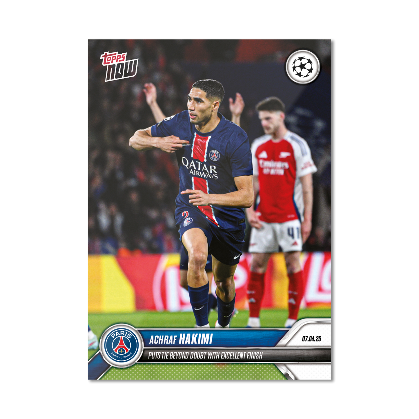 Achraf Hakimi - 2024-25 UCL Topps NOW® - Card 156 - PR: 97