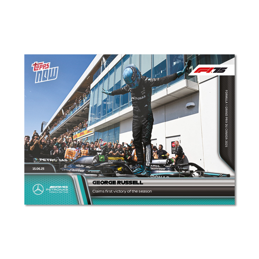 George Russell - 2025 Formula 1® Topps NOW® - Card 44 - PR: 1925