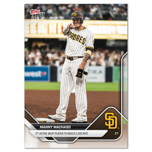 Manny Machado - 2025 MLB Topps NOW® - Card 397 - LOOK FOR AUTO-RELICS - PR: 8716