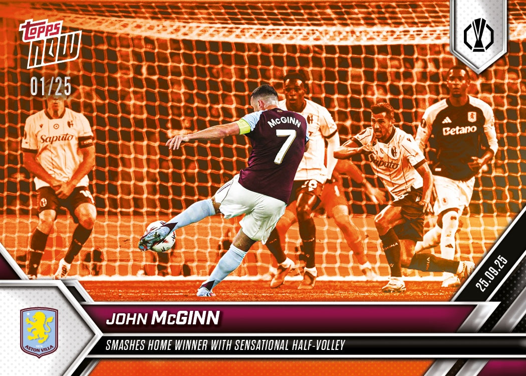 John McGinn - 2025-26 UEL Topps NOW® Card 2 - PR: 171