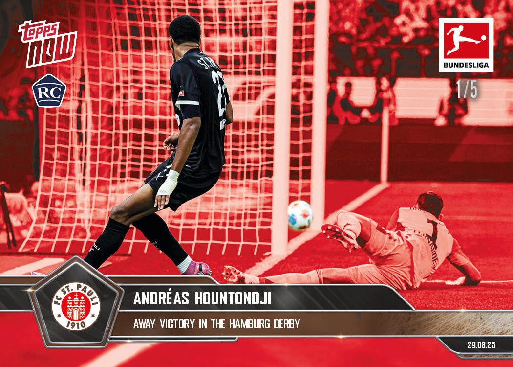 Andréas Hountondji - 2025-26 Bundesliga Topps NOW® - Card 11 - PR: 367