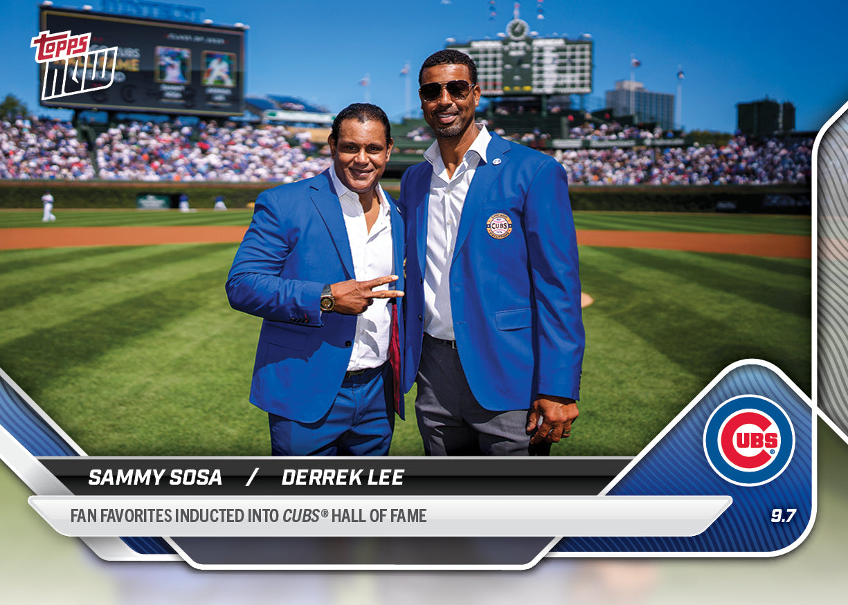 Sammy Sosa / Derrek Lee - 2025 MLB Topps NOW® - Card 676 - PR: 739