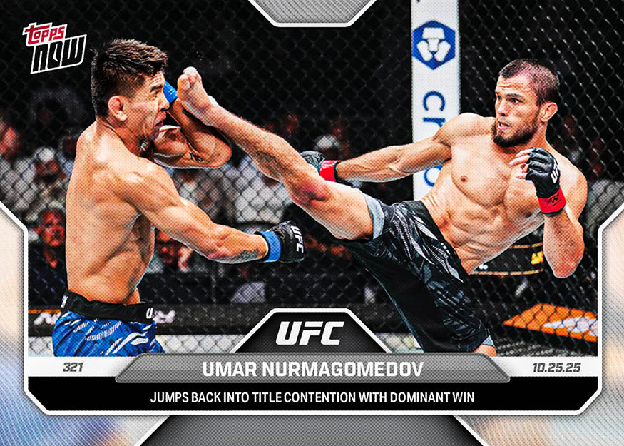 Umar Nurmagomedov - 2025 UFC Topps NOW® - Card 35 - PR: 375