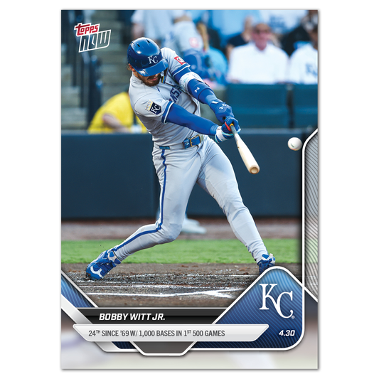 Bobby Witt Jr. - 2025 MLB Topps NOW® - Card 123 - PR: 1584