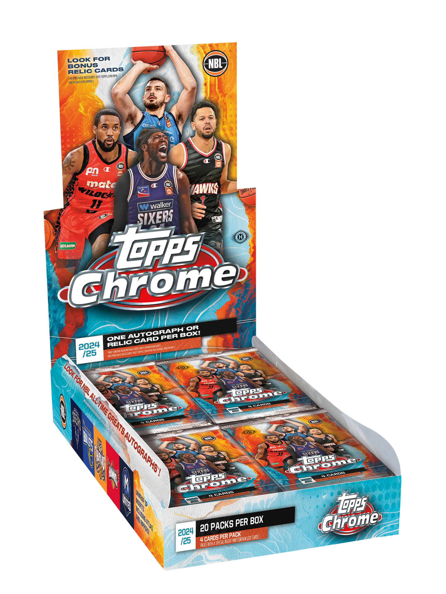 2024/25 Topps NBL Chrome® Basketball - Hobby Box