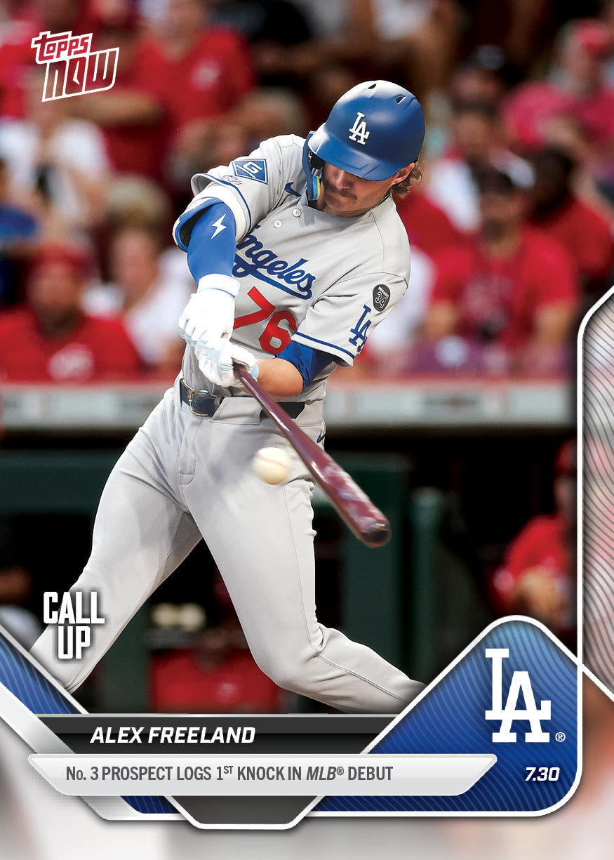 Alex Freeland - 2025 MLB Topps NOW® - Card 491 - PR: 1391