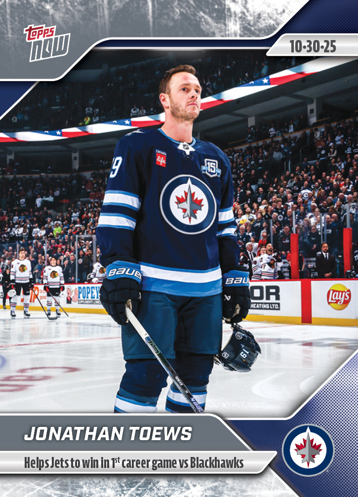Jonathan Toews - 2025-26 NHL Topps NOW® - Sticker # 24 Pack