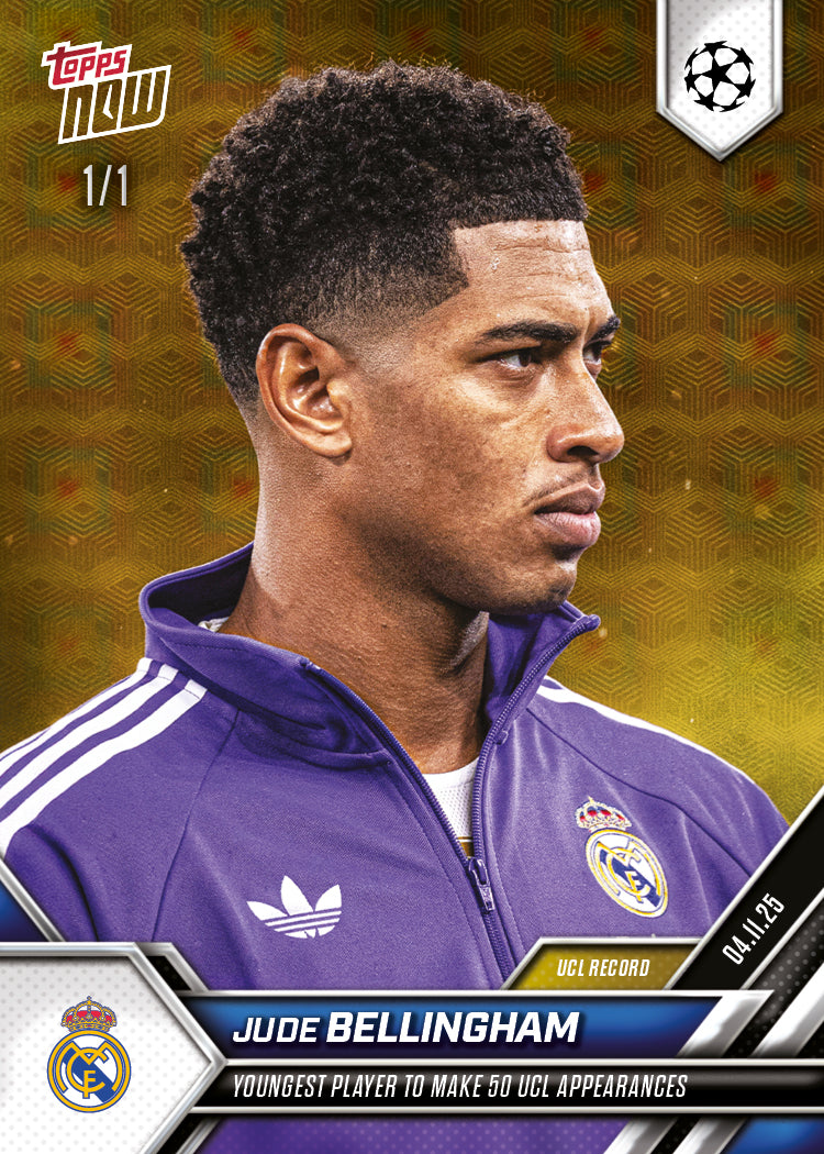 Jude Bellingham - 2025-26 UCL Topps NOW® - Card 43