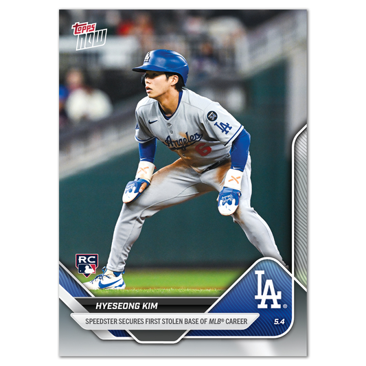 Hyeseong Kim - 2025 MLB Topps NOW® - Card 143 - PR: 4100