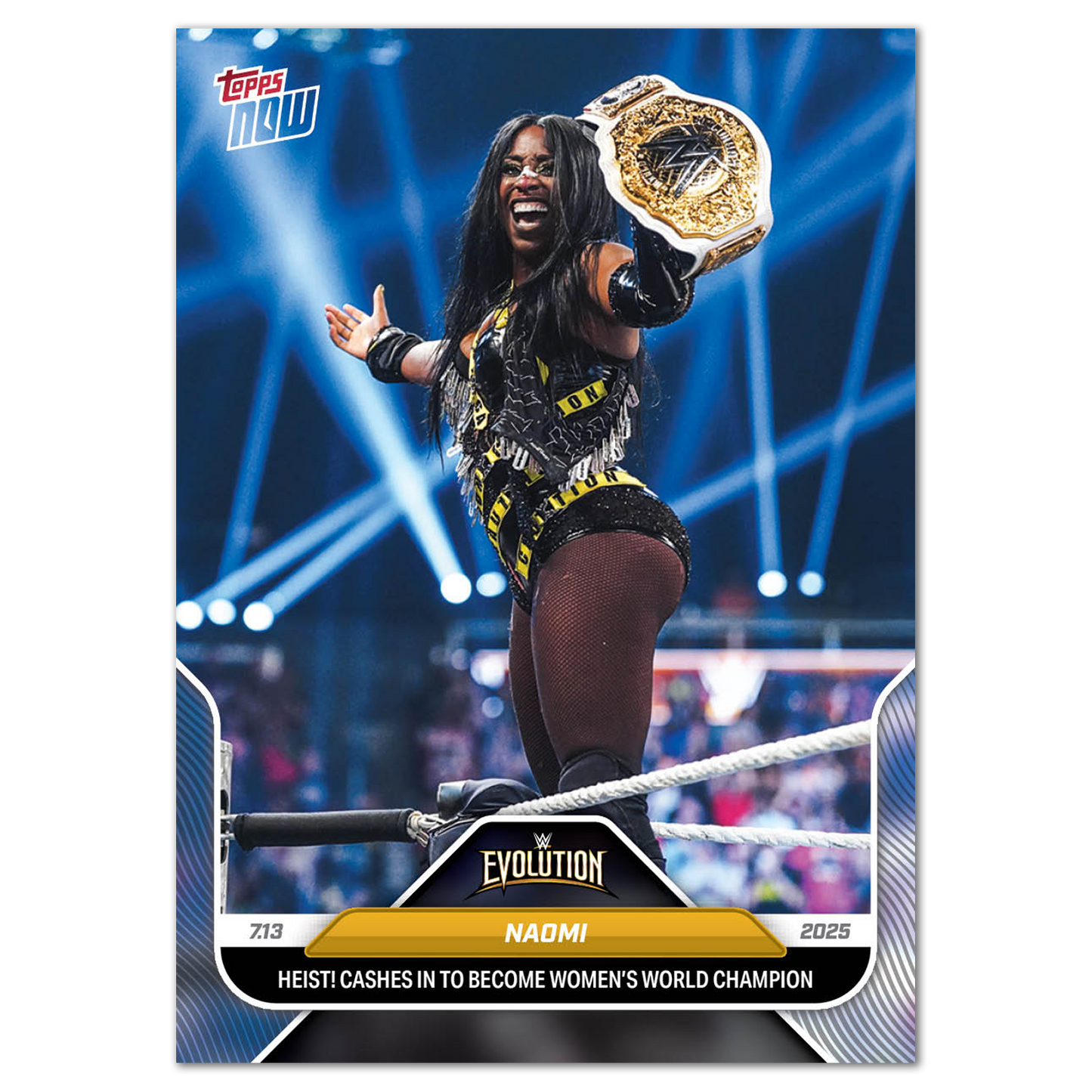 Naomi - 2025 WWE Topps NOW® - Card 81 - LOOK FOR AUTOS & AUTO-RELICS - PR: 1372