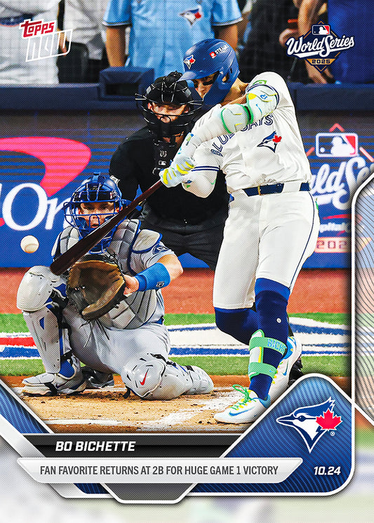 Bo Bichette - 2025 MLB Topps NOW® - Card 895 - PR: 891