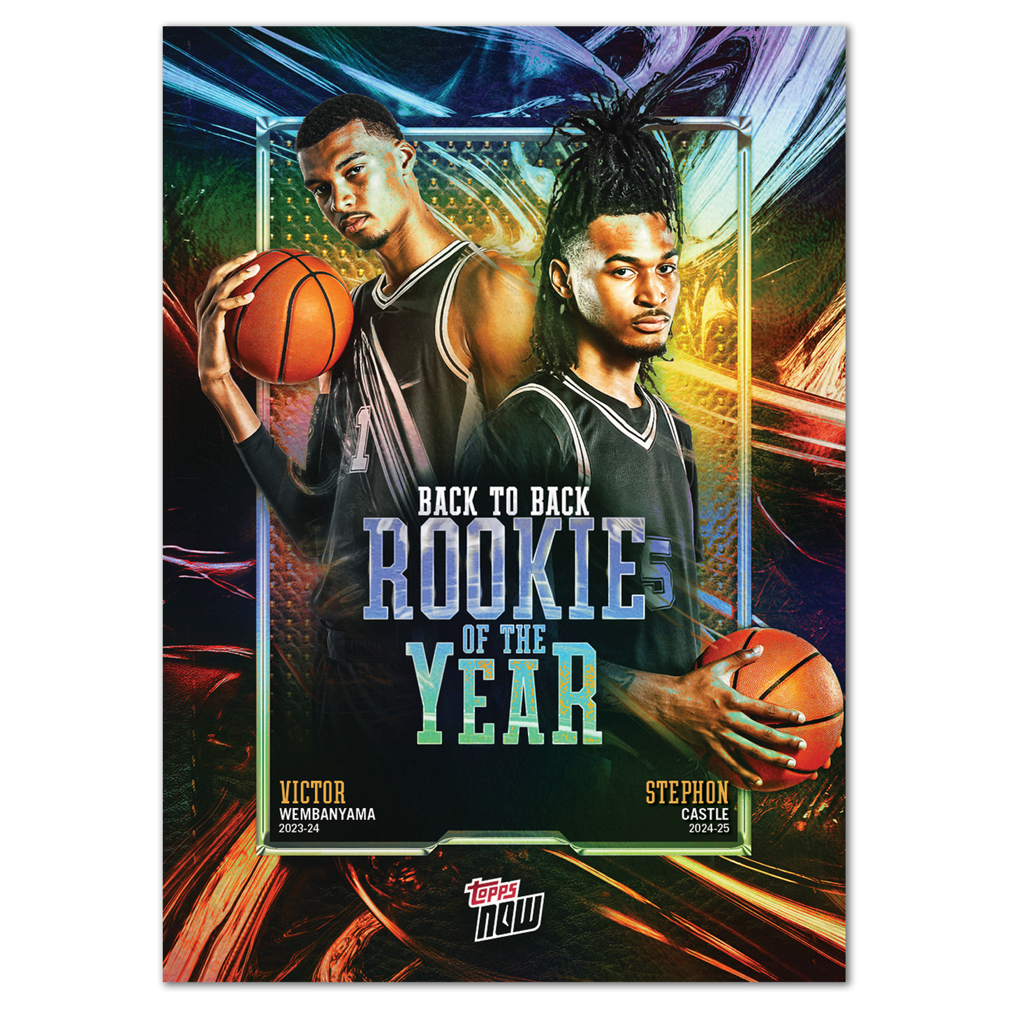 Stephon Castle - 2025 Topps NOW® Basketball - Card 14 - LOOK FOR AUTO-RELICS AND DUAL AUTO - PR: 22,742